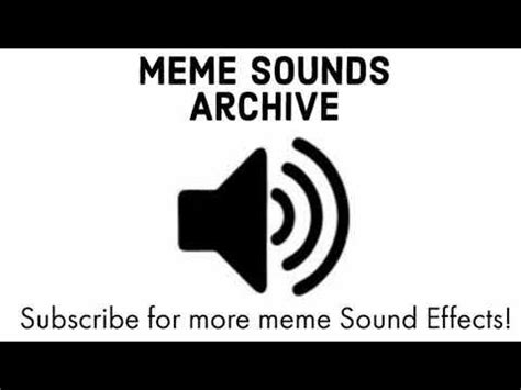 one hour of random meme sounds